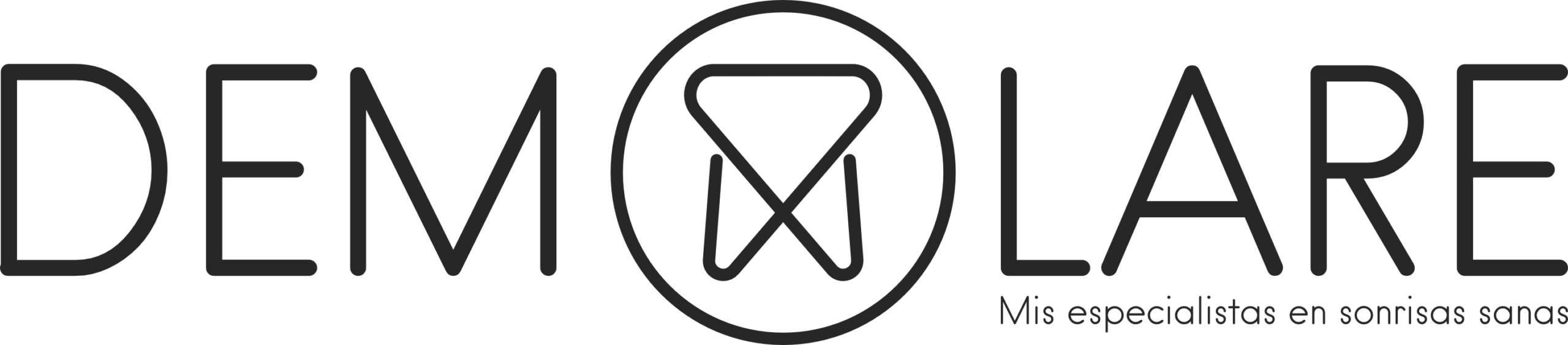 Logotipo DEMOLARE blanco